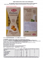 Barilla Emiliane Cannelloni 250g / Teigwaren aus HARTWEIZENGRISS, und  EIER Klasse A 19,36%