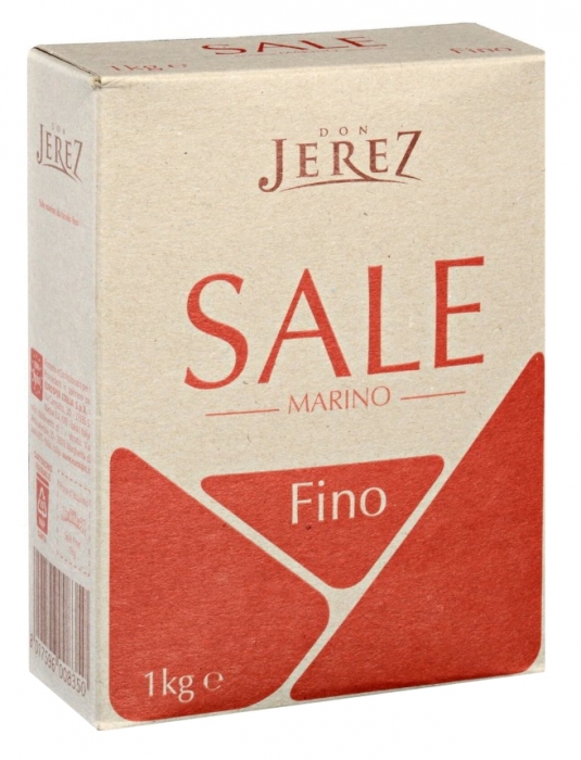 Don Jerez Sale Marino fino 1000g feines Meersalz - Alimentari di Peter  Sturm