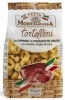Pasta Montegrappa tortellini con ripieno di prosciutto crudo 250g getrocknete Eierteigware mit Rohen Schinken.