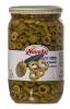 Novella Olive verdi a Rondelle in Salamoia 670g grne Oliven in Salzlake in Scheiben Abtropfgewicht 350g