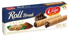 Elledi Gastone Lago Roll-Break Cacao   80 g /Waffelrllchen mit Kakaocremefllung